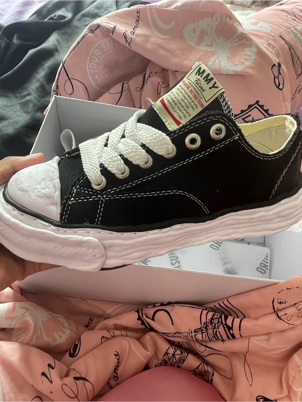 Maison Mihara Yasuhiro size 37 BLACK/WHITE #designershoes #maisonmihara